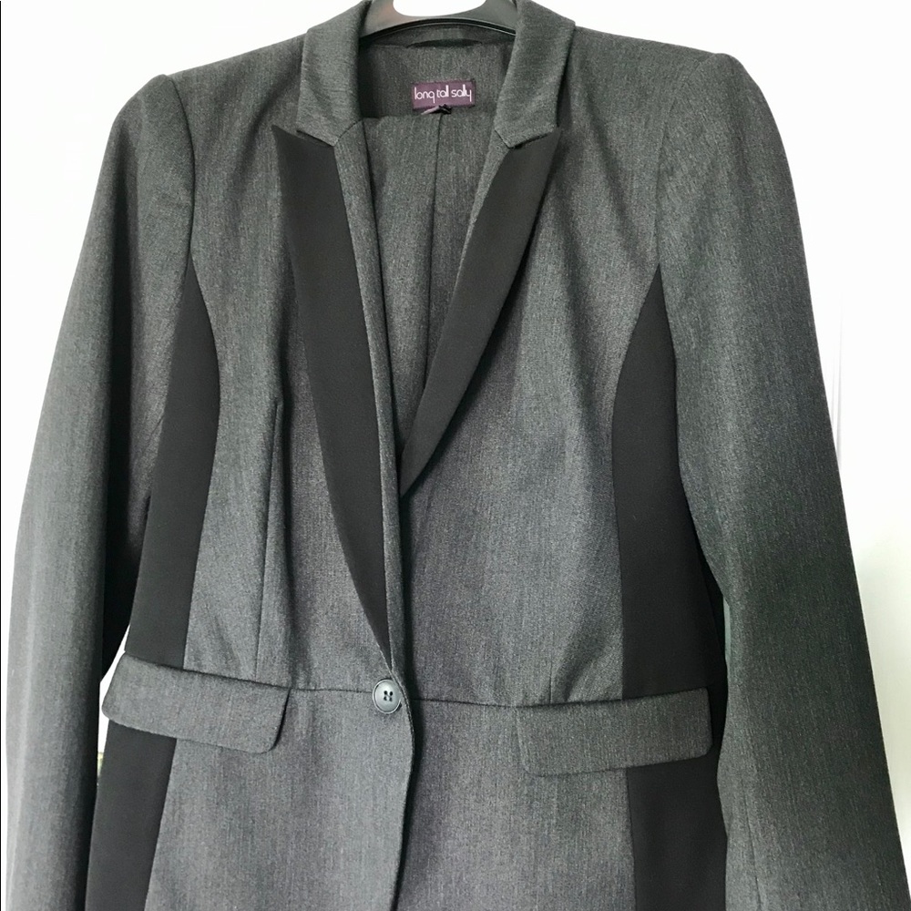 Long Tall Sally Gray/Black Women’s Suit- 2 pants!